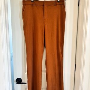 Nine West Rust Orange Boot-Cut Women's Pants - Size 10